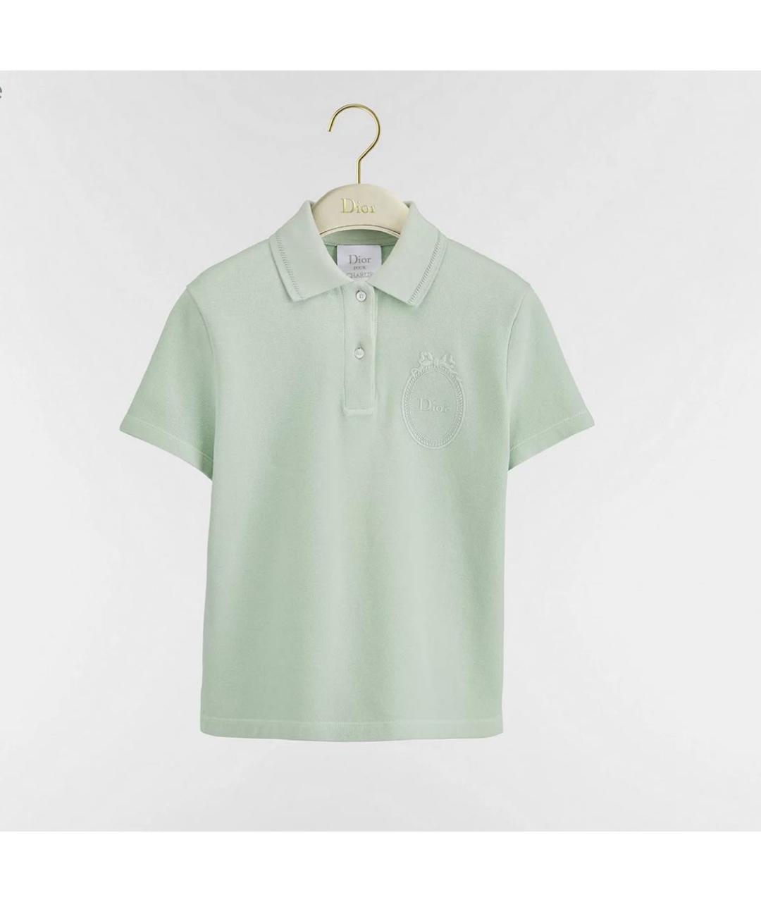CHRISTIAN DIOR Зеленая футболка, фото 4