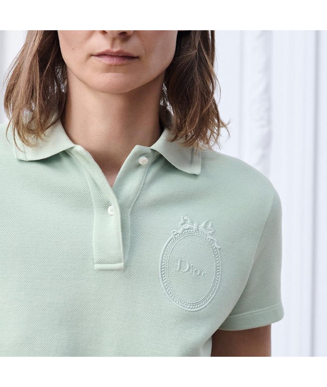 CHRISTIAN DIOR Зеленая футболка, фото 3