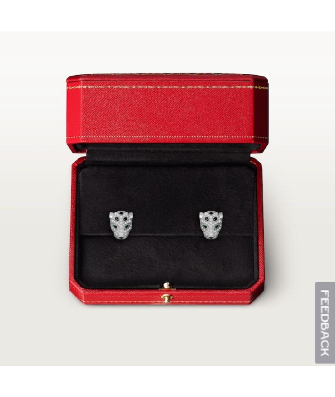 CARTIER Серьги из белого золота, фото 5