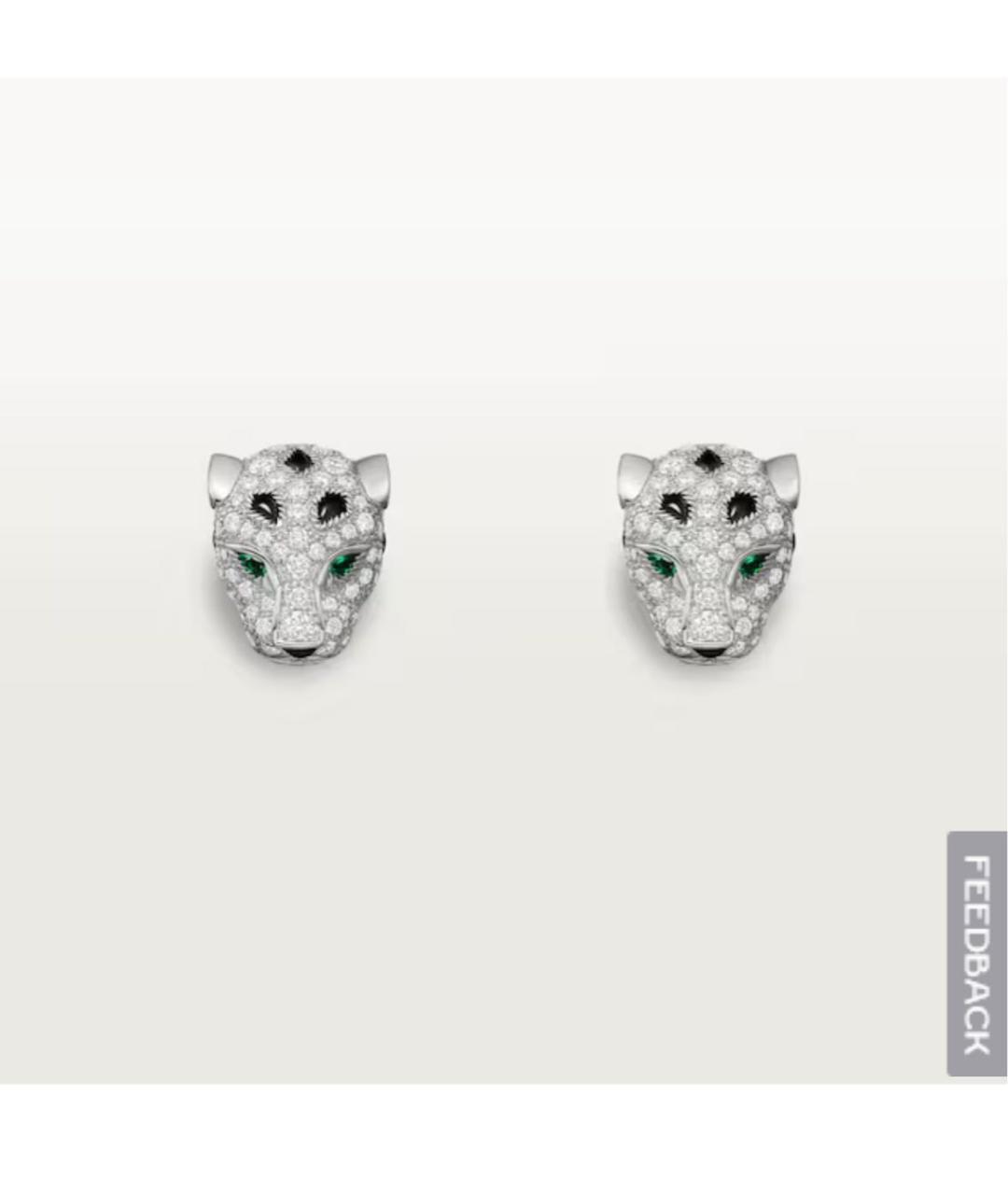 CARTIER Серьги из белого золота, фото 1