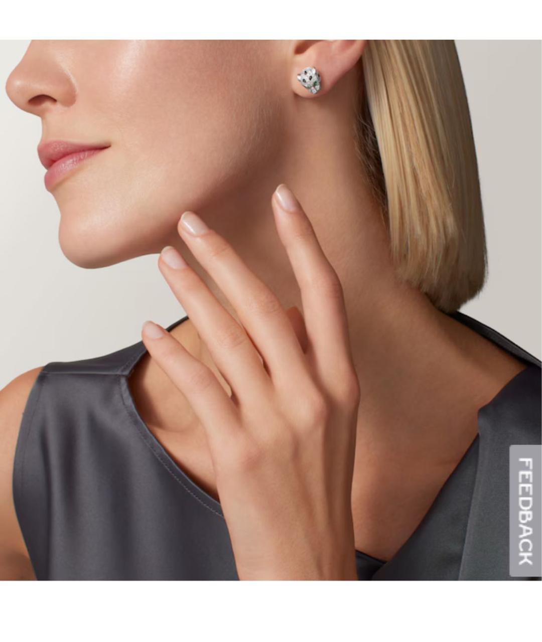 CARTIER Серьги из белого золота, фото 3