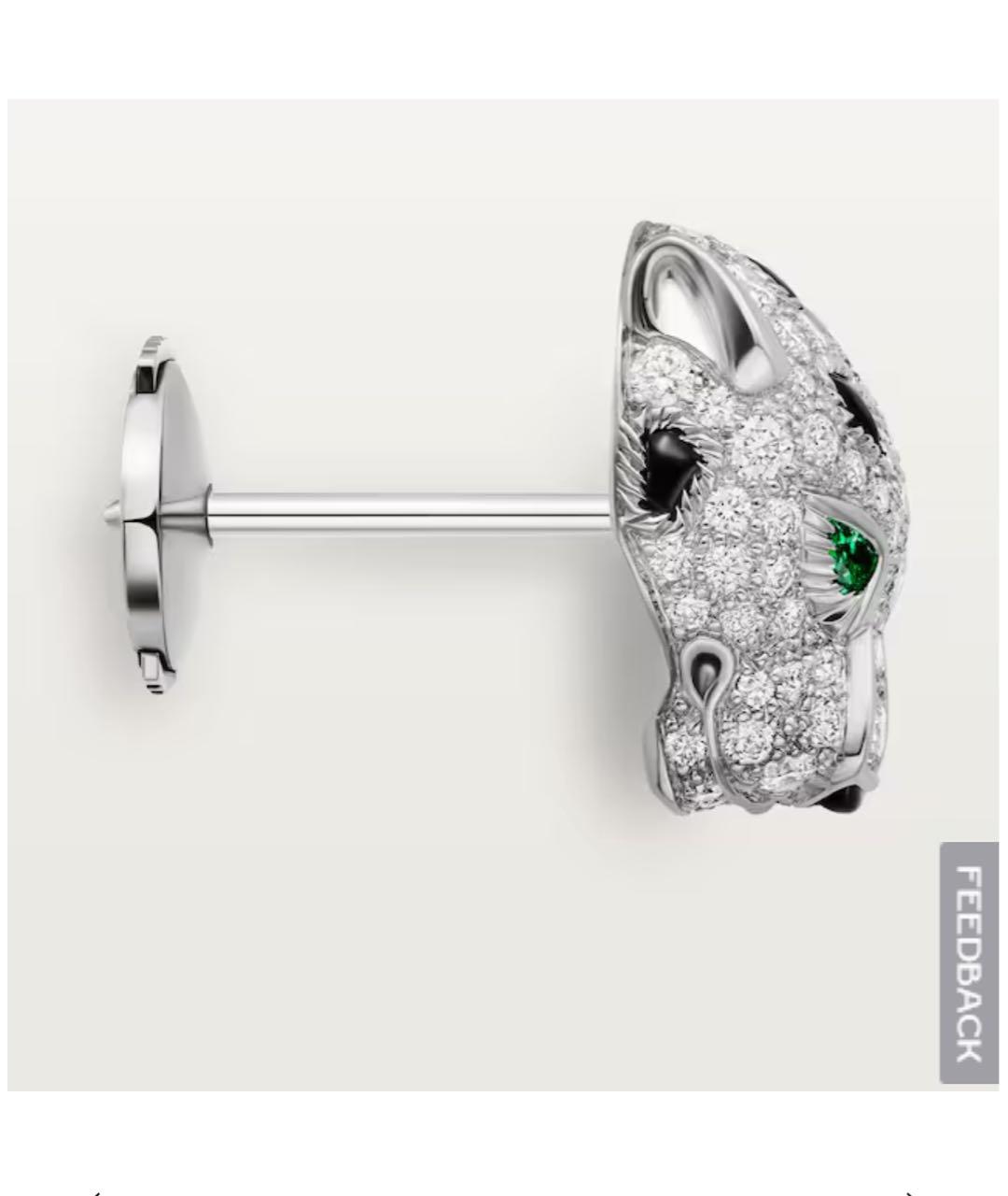 CARTIER Серьги из белого золота, фото 4