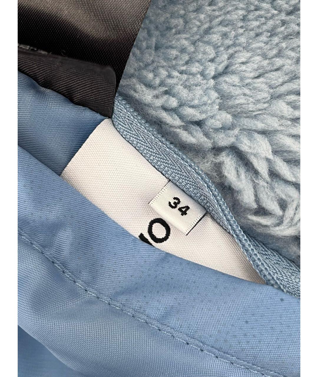 STAND STUDIO Голубая полиэстеровая шуба, фото 8
