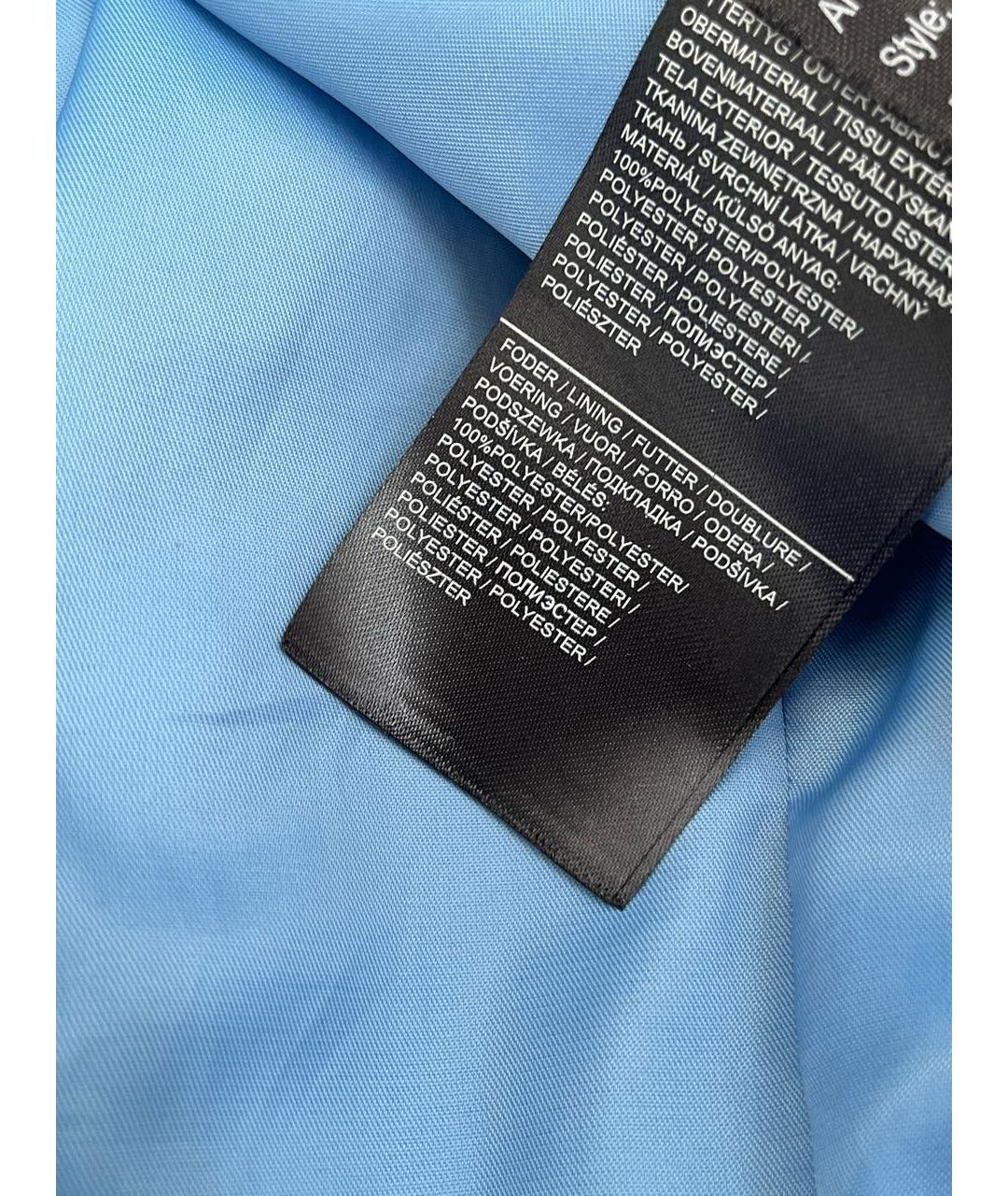 STAND STUDIO Голубая полиэстеровая шуба, фото 7