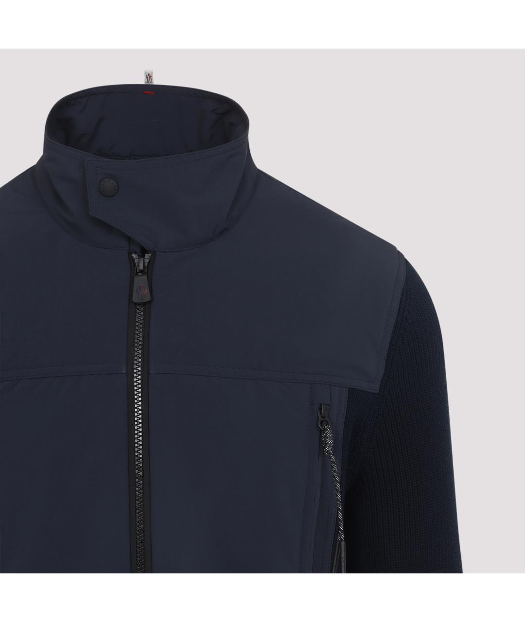 MONCLER GRENOBLE Синяя хлопковая куртка, фото 3