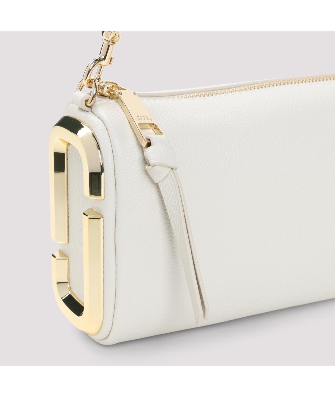 MARC JACOBS Белая кожаная сумка через плечо, фото 3