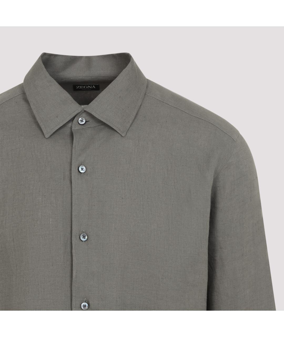 ZEGNA Льняная кэжуал рубашка, фото 3