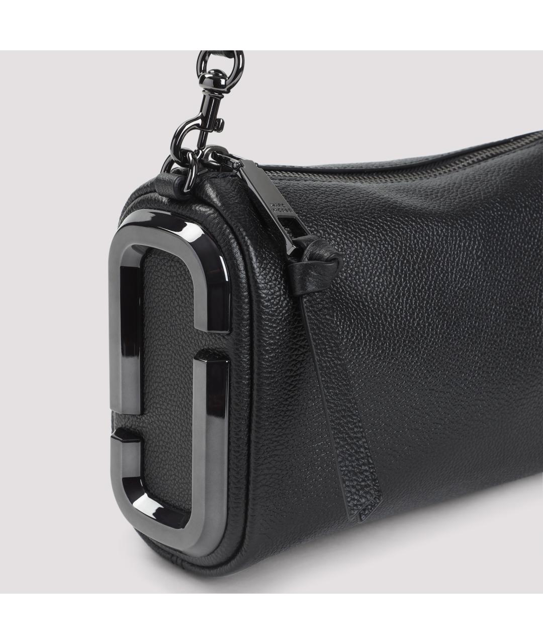 MARC JACOBS Черная кожаная сумка через плечо, фото 3