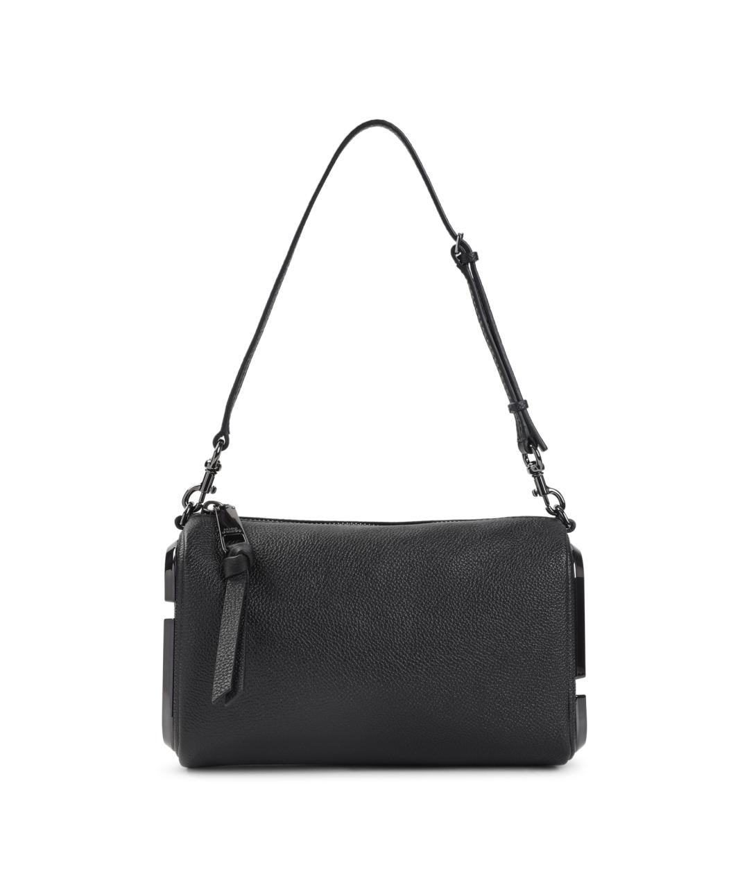 MARC JACOBS Черная кожаная сумка через плечо, фото 1