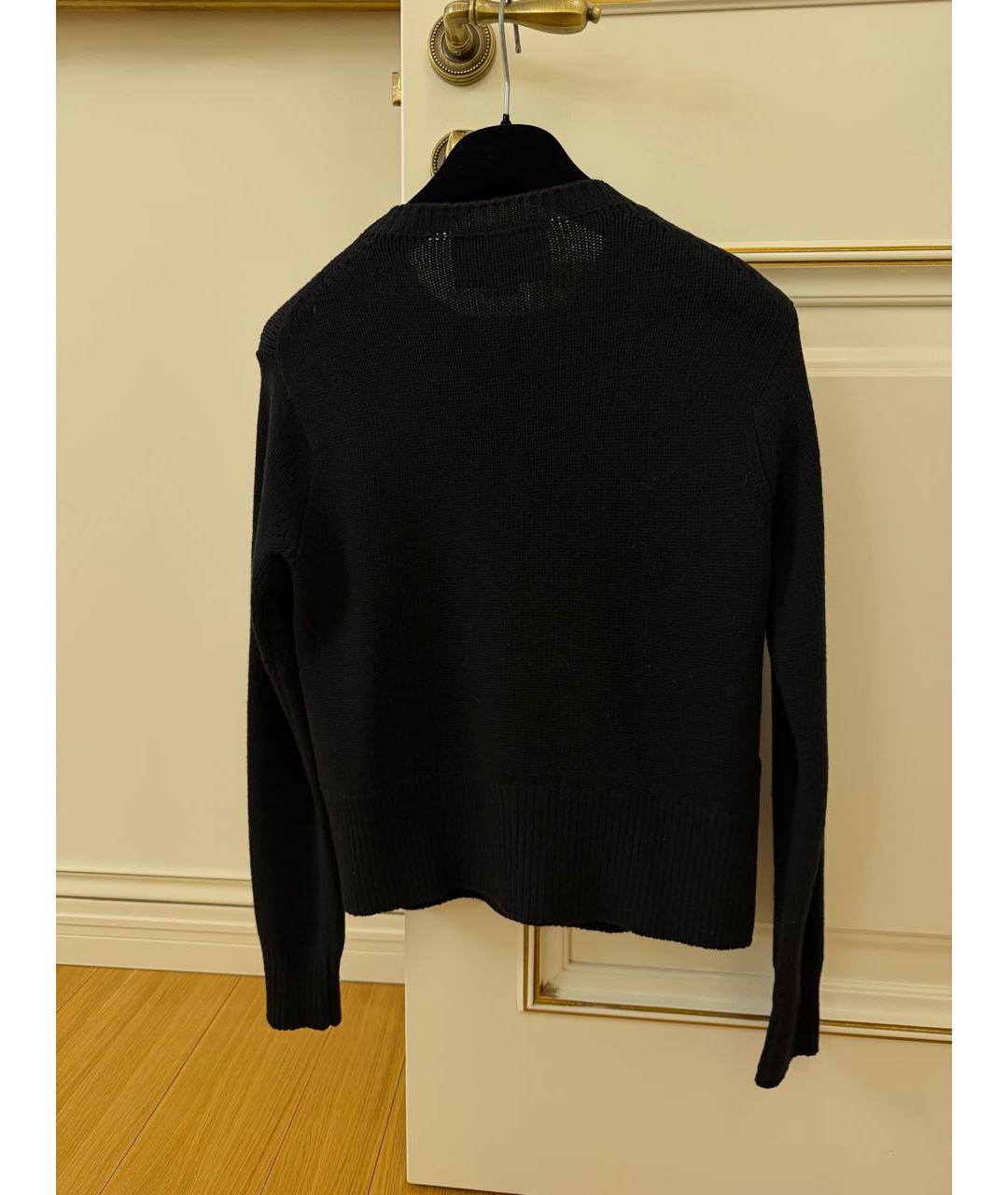 GUCCI Черный шерстяной джемпер / свитер, фото 2