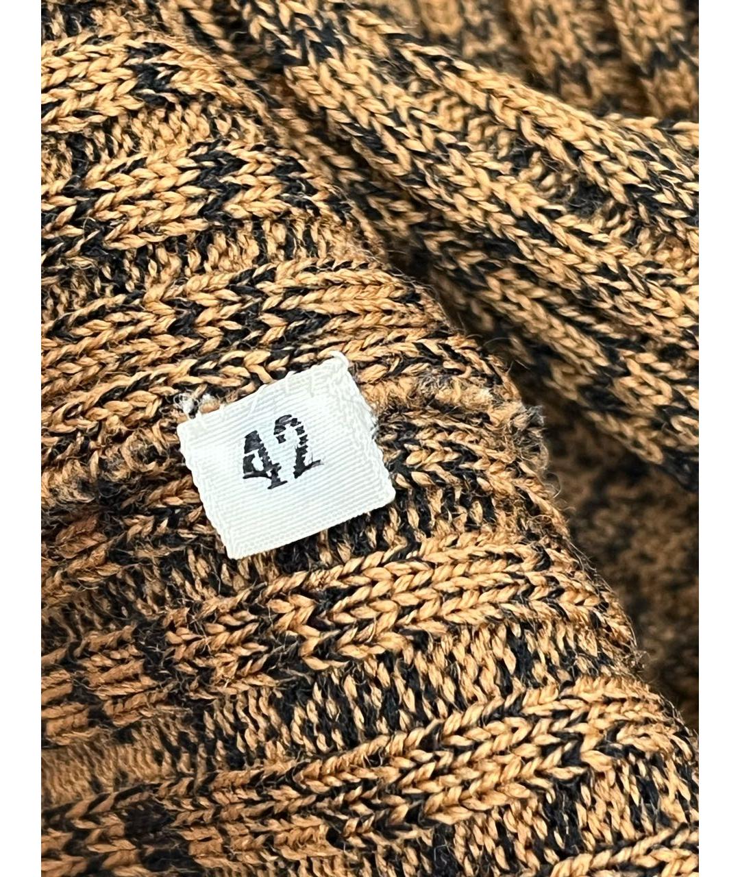 CELINE Коричневый шерстяной кардиган, фото 7