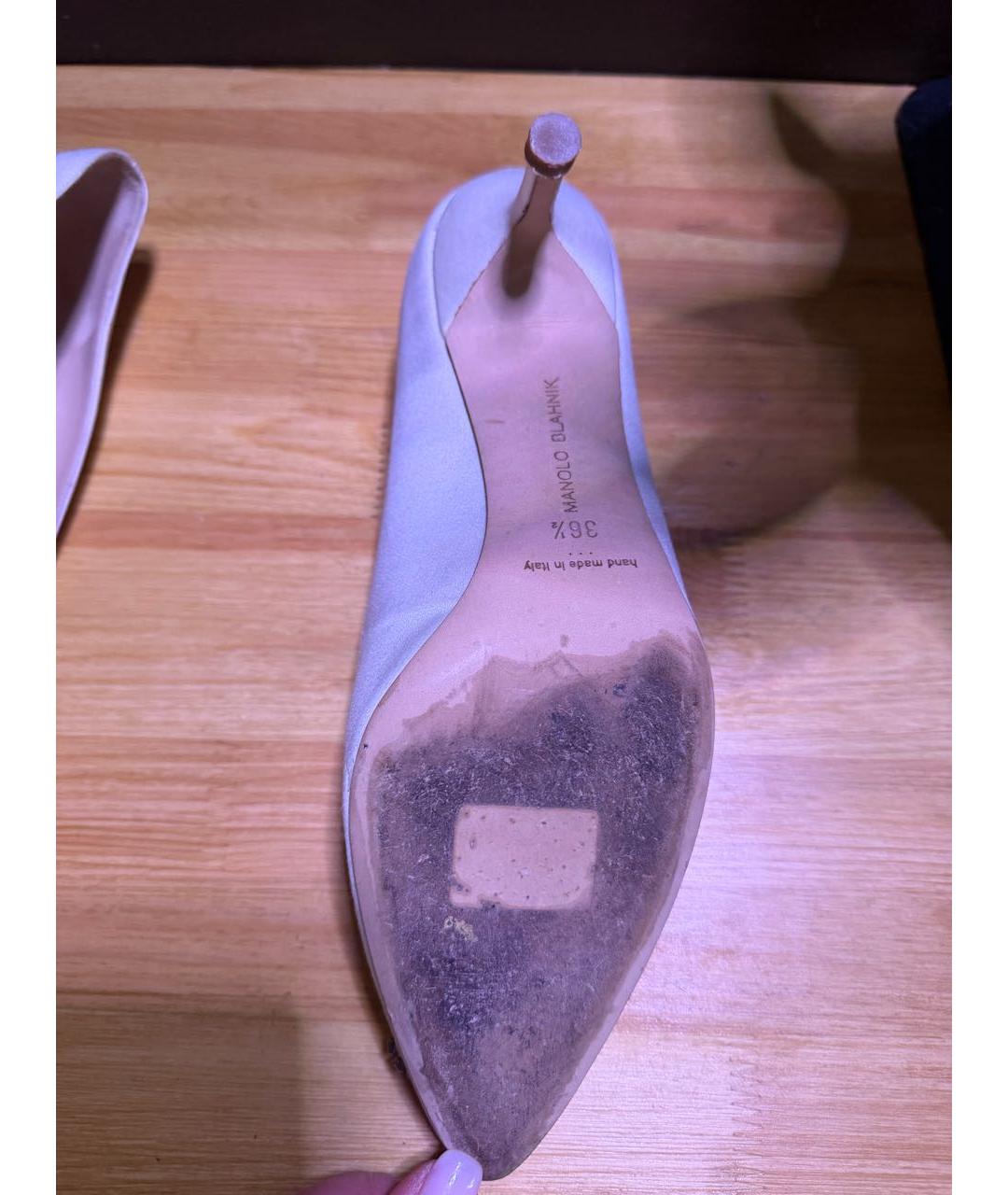 MANOLO BLAHNIK Синтетические туфли, фото 5