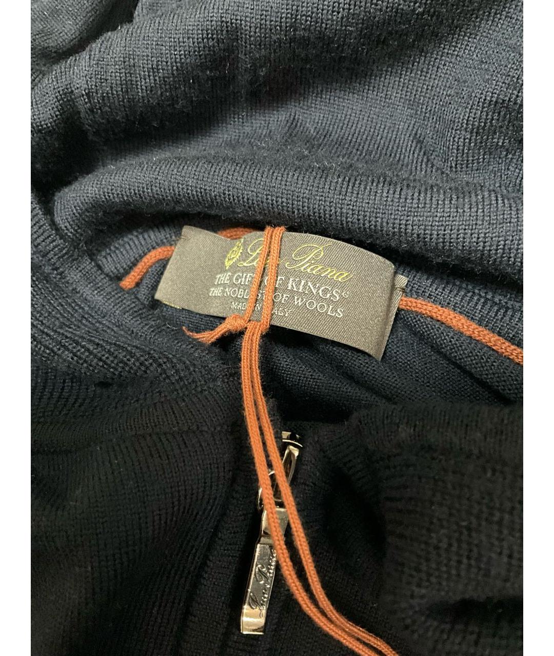 LORO PIANA Синий шерстяной спортивный костюм, фото 3