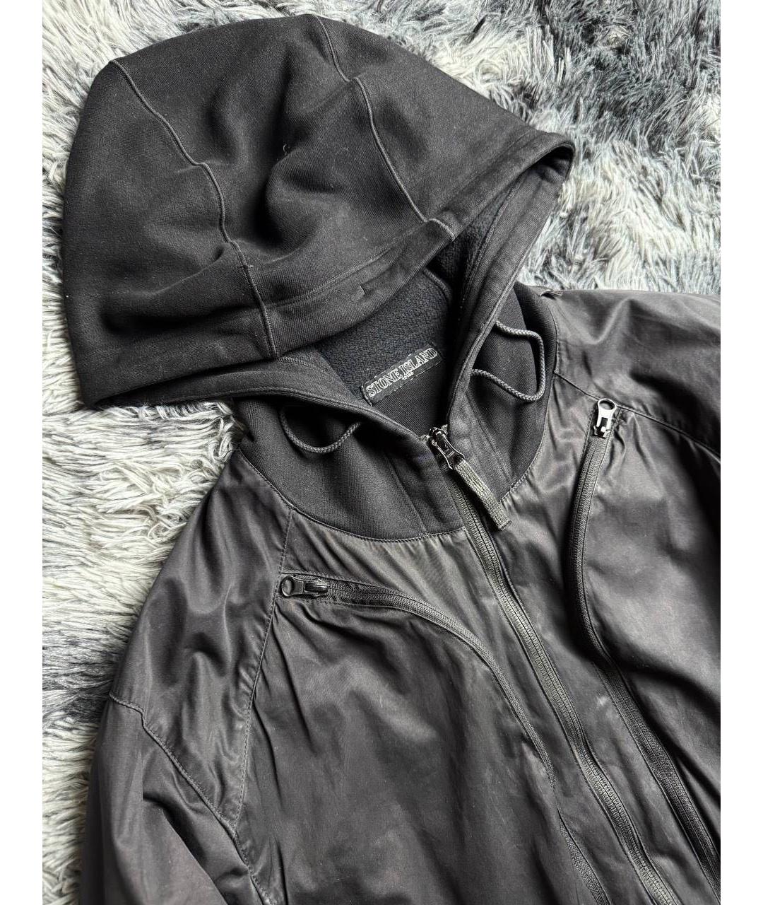 STONE ISLAND SHADOW PROJECT Черная хлопковая куртка, фото 4