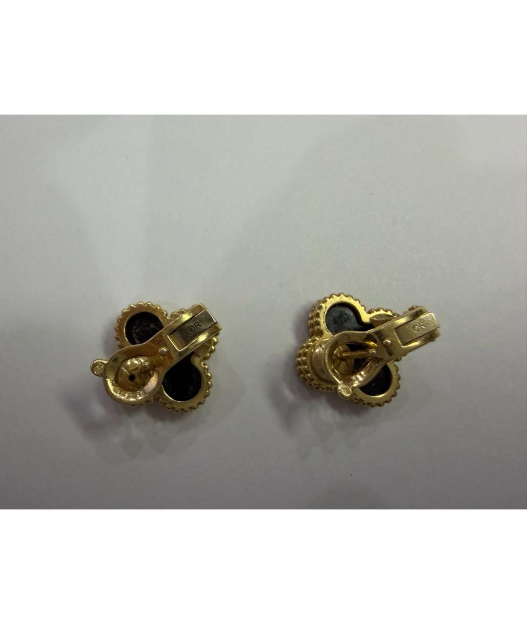 VAN CLEEF & ARPELS Желтые серьги из желтого золота, фото 3