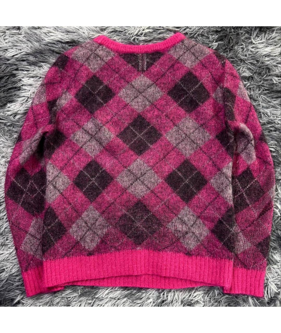 SAINT LAURENT Розовый шерстяной джемпер / свитер, фото 3