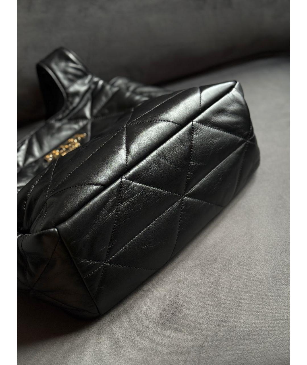 PRADA Черная кожаная сумка тоут, фото 3