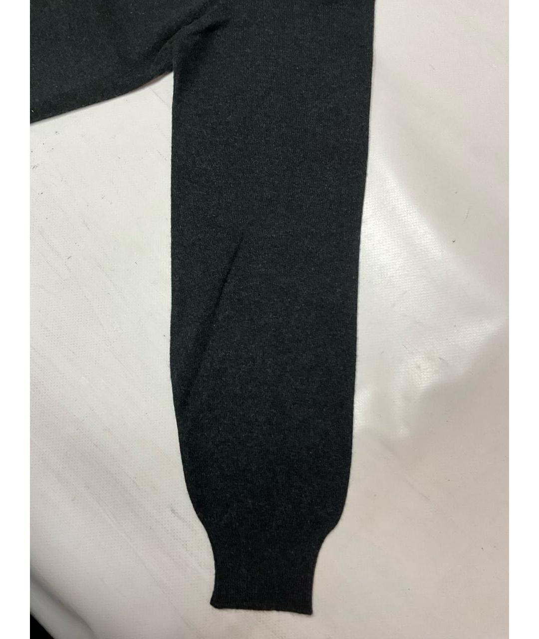 LORO PIANA Серый кашемировый джемпер / свитер, фото 4