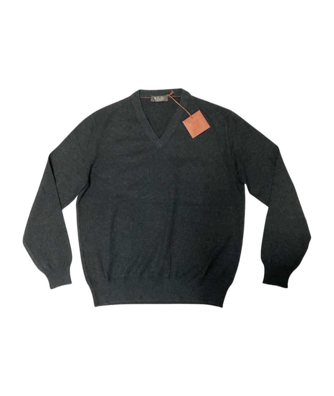 LORO PIANA Серый кашемировый джемпер / свитер, фото 1