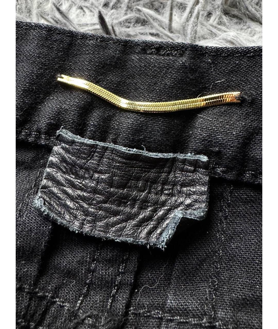 SAINT LAURENT Черные хлопковые джинсы скинни, фото 6