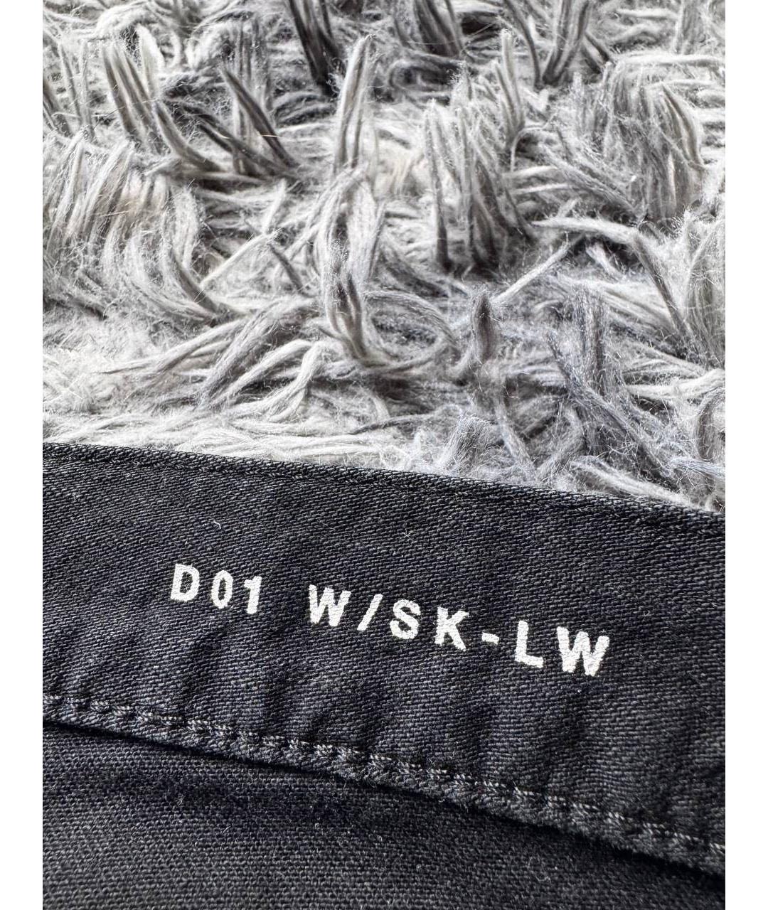 SAINT LAURENT Черные хлопковые джинсы скинни, фото 5