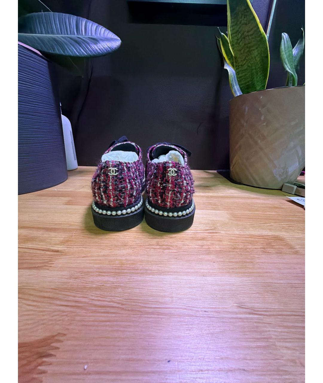 CHANEL Текстильные ботинки, фото 4