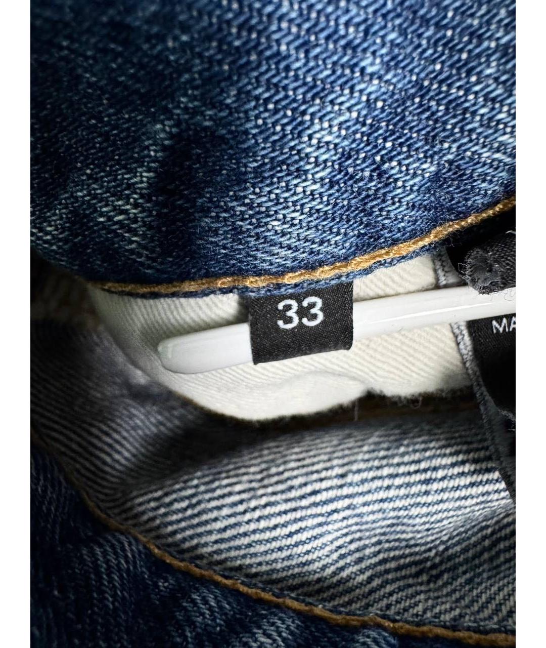 CELINE Голубые хлопковые джинсы, фото 7