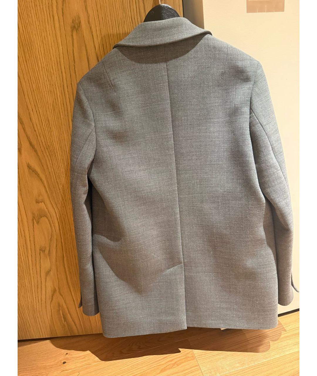 12 STOREEZ Серый полиэстеровый пиджак, фото 3