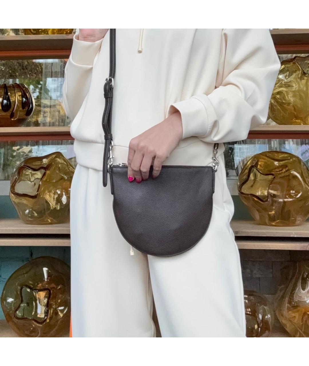 GUCCI Коричневая кожаная барсетка, фото 7