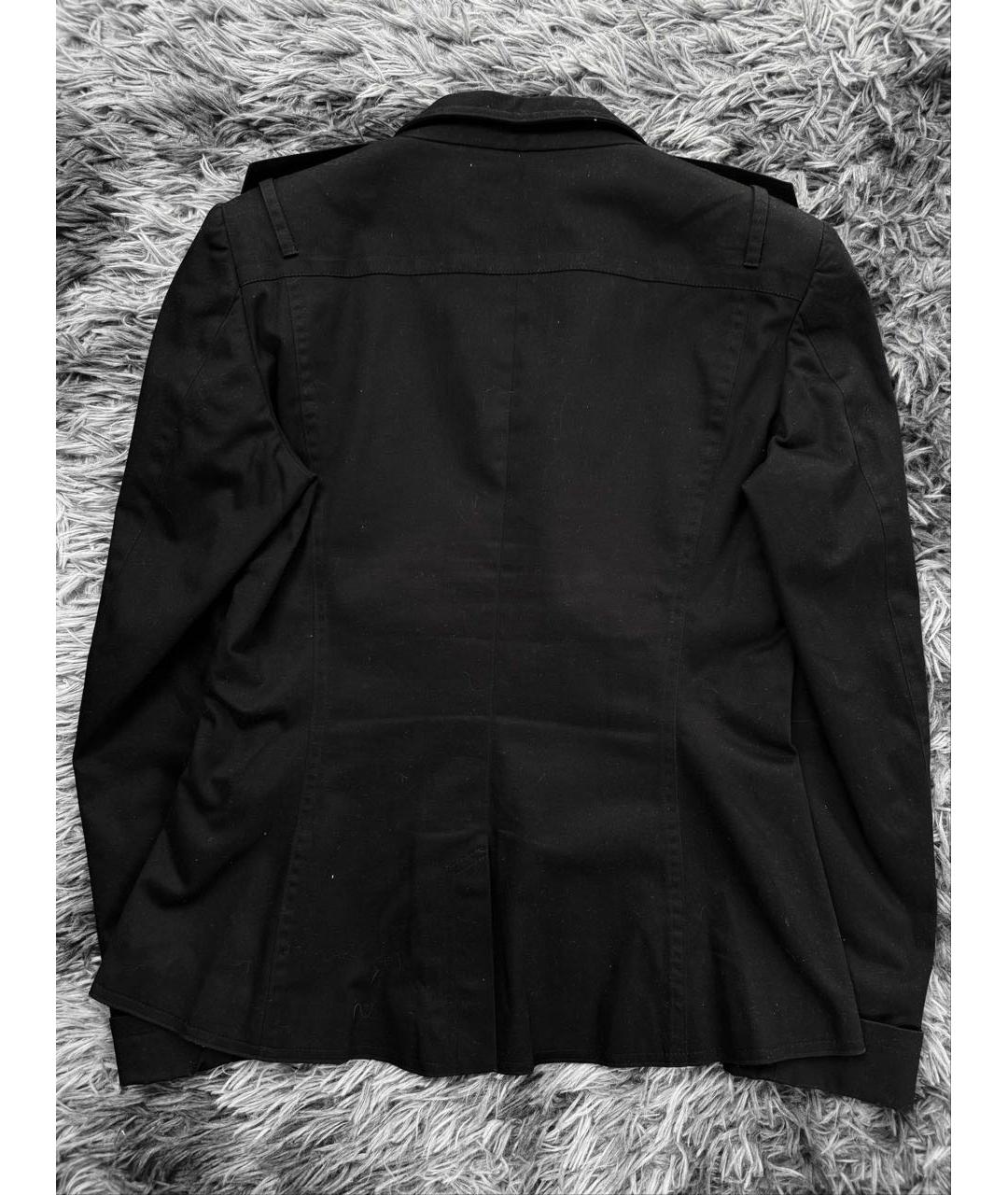 JUST CAVALLI Черная хлопковая куртка, фото 2