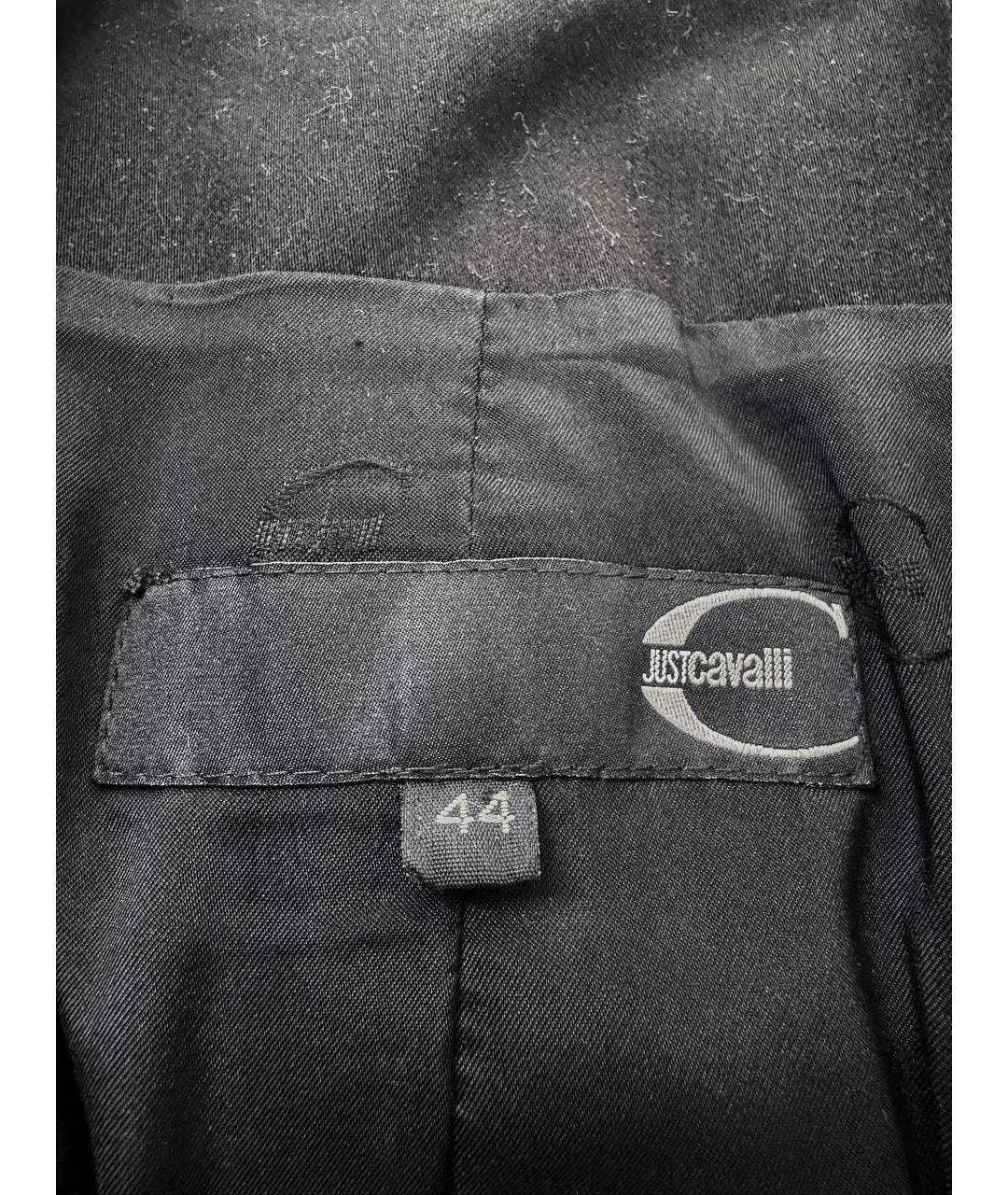 JUST CAVALLI Черная хлопковая куртка, фото 6