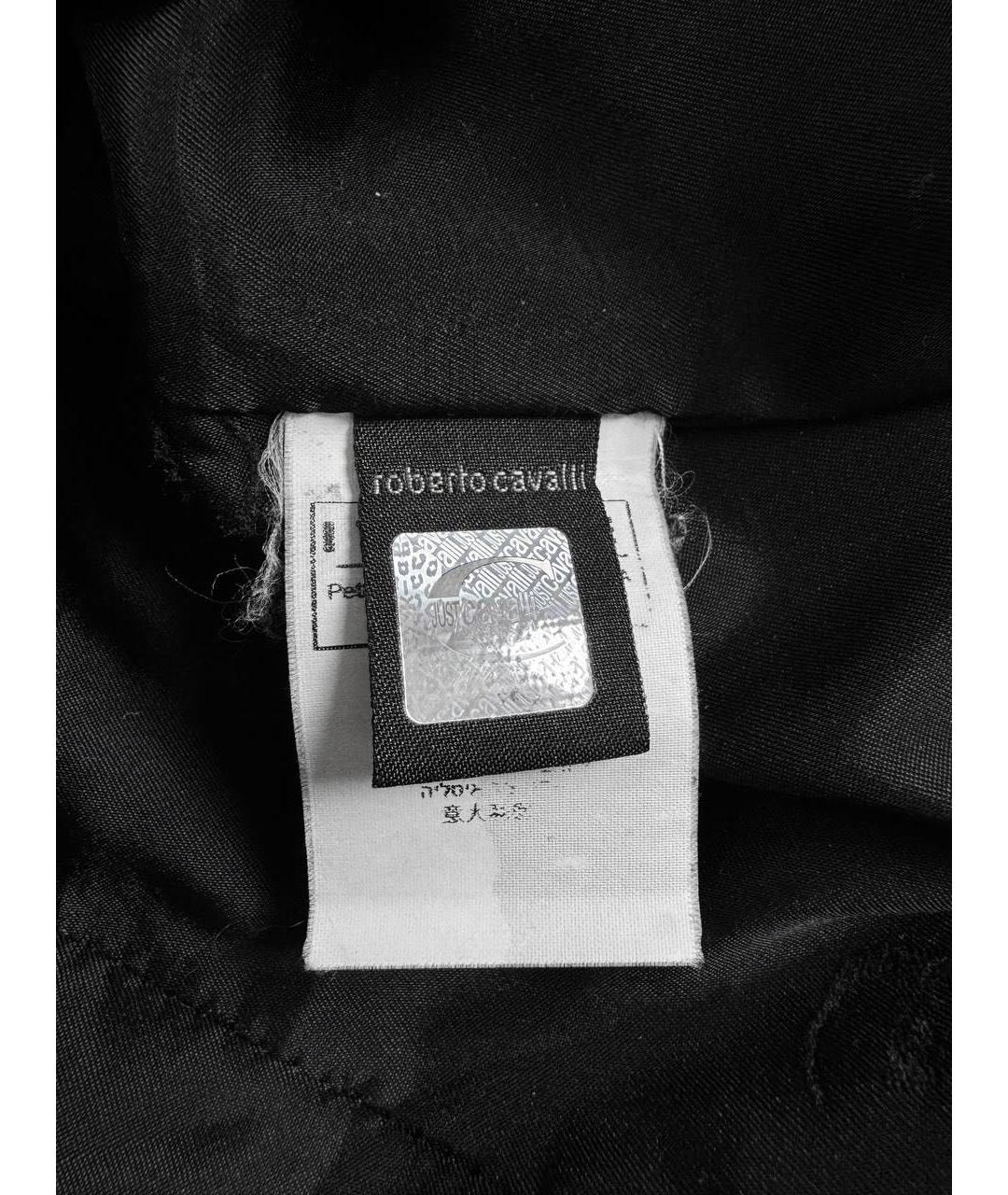 JUST CAVALLI Черная хлопковая куртка, фото 5