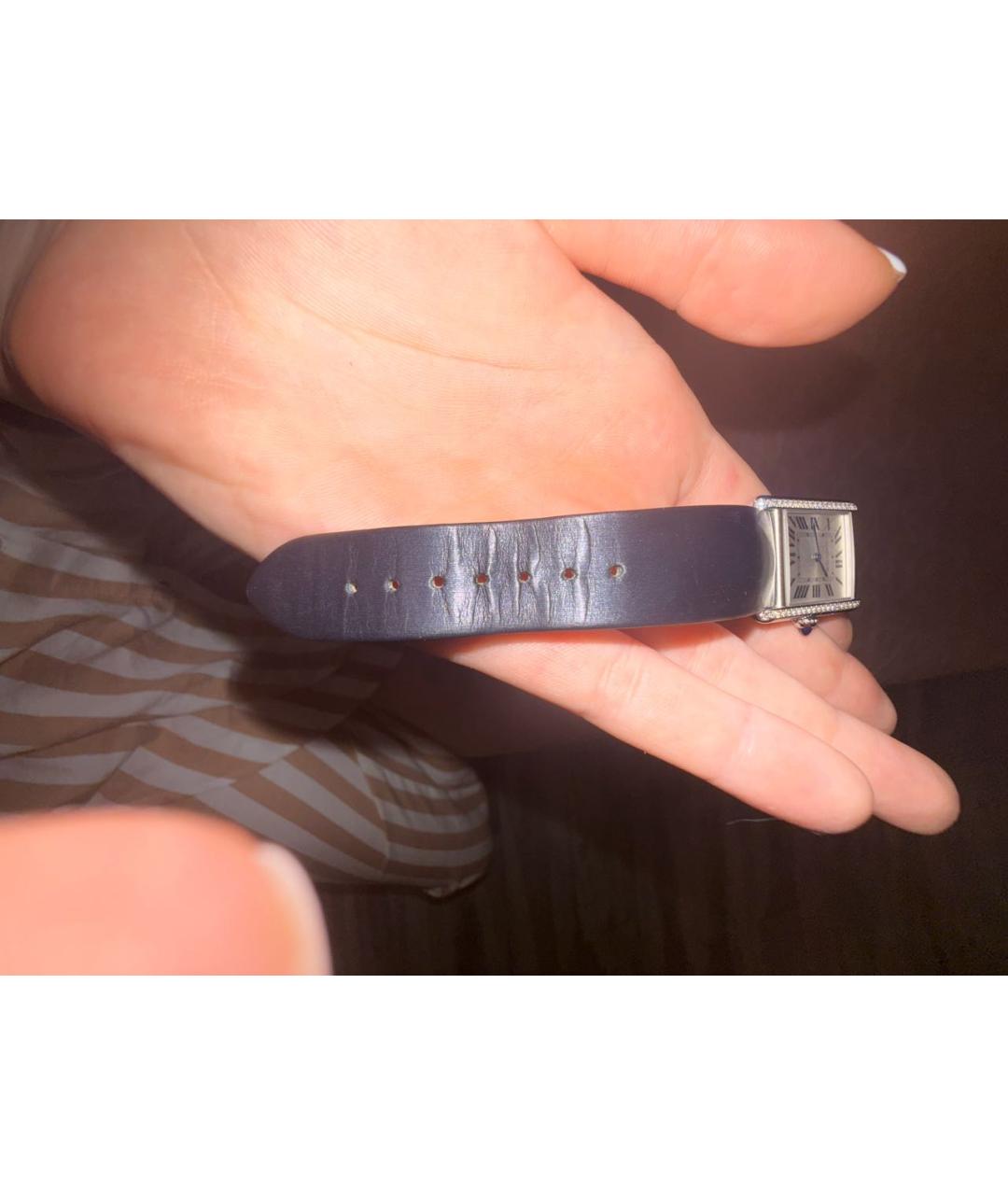 CARTIER Черные часы, фото 5