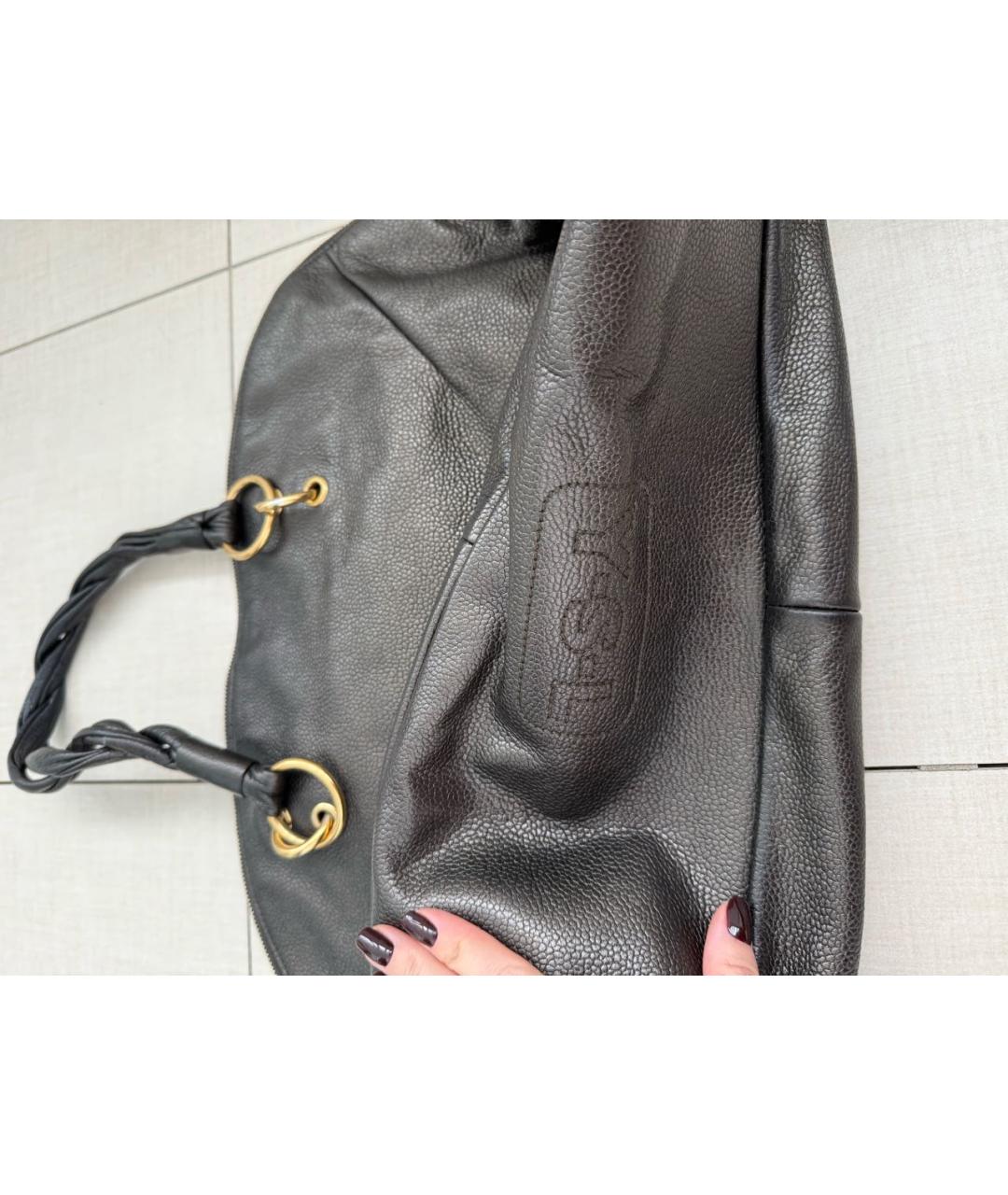 SAINT LAURENT Коричневая кожаная дорожная/спортивная сумка, фото 5