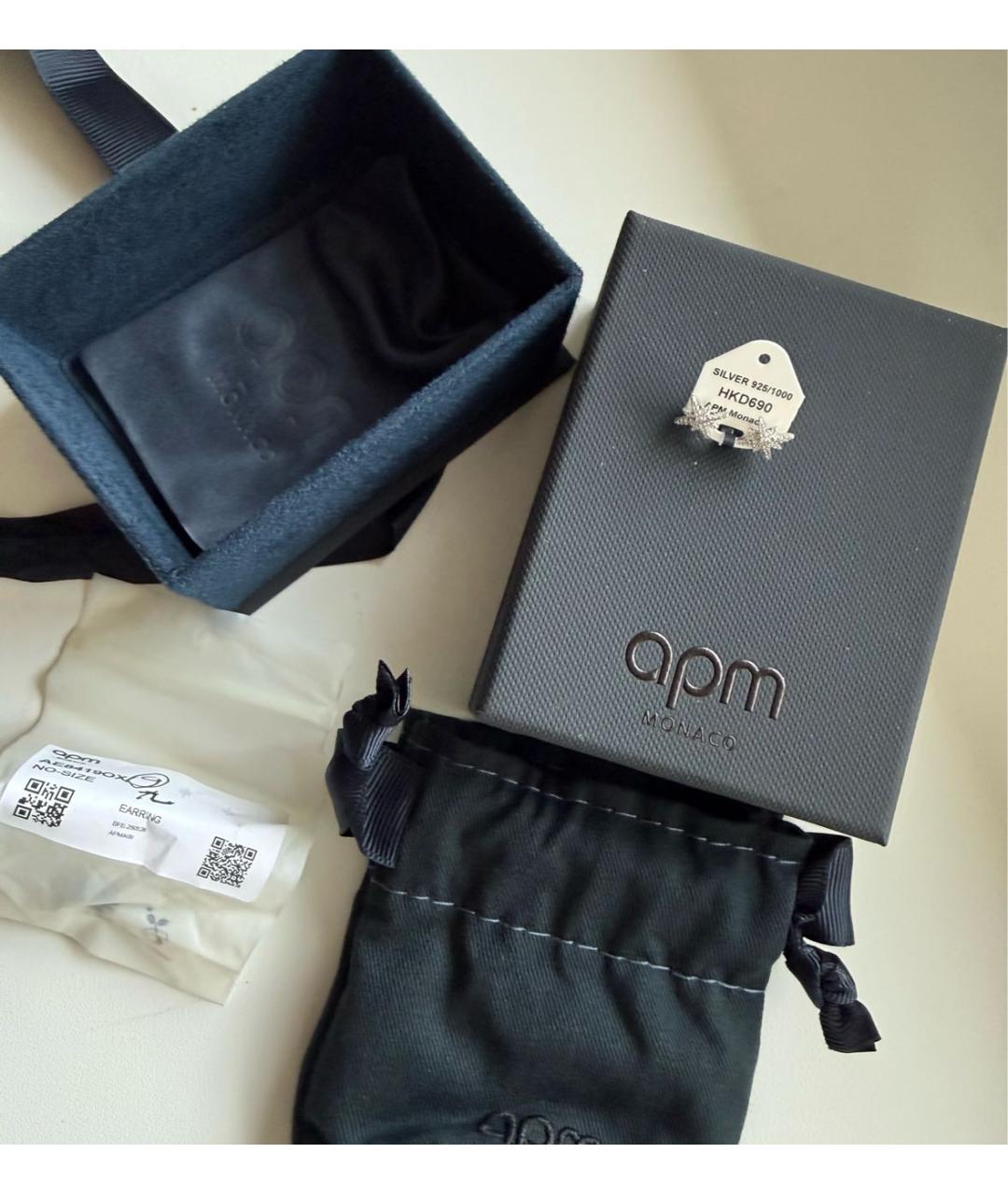 APM Monaco Серебрянный серебряный комплект, фото 6