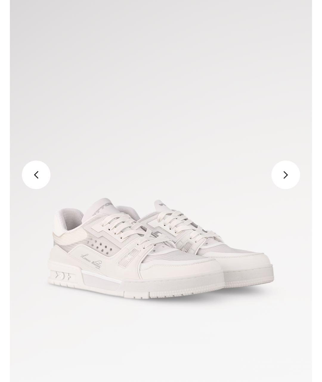 LOUIS VUITTON Кожаные низкие кроссовки / кеды, фото 5