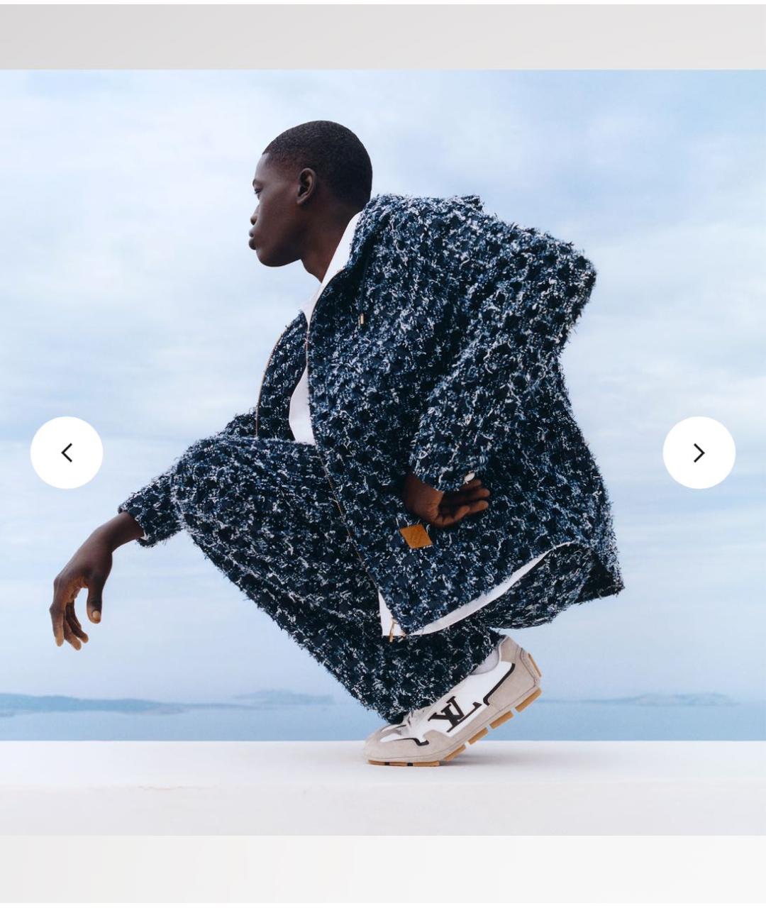 LOUIS VUITTON Низкие кроссовки / кеды, фото 4