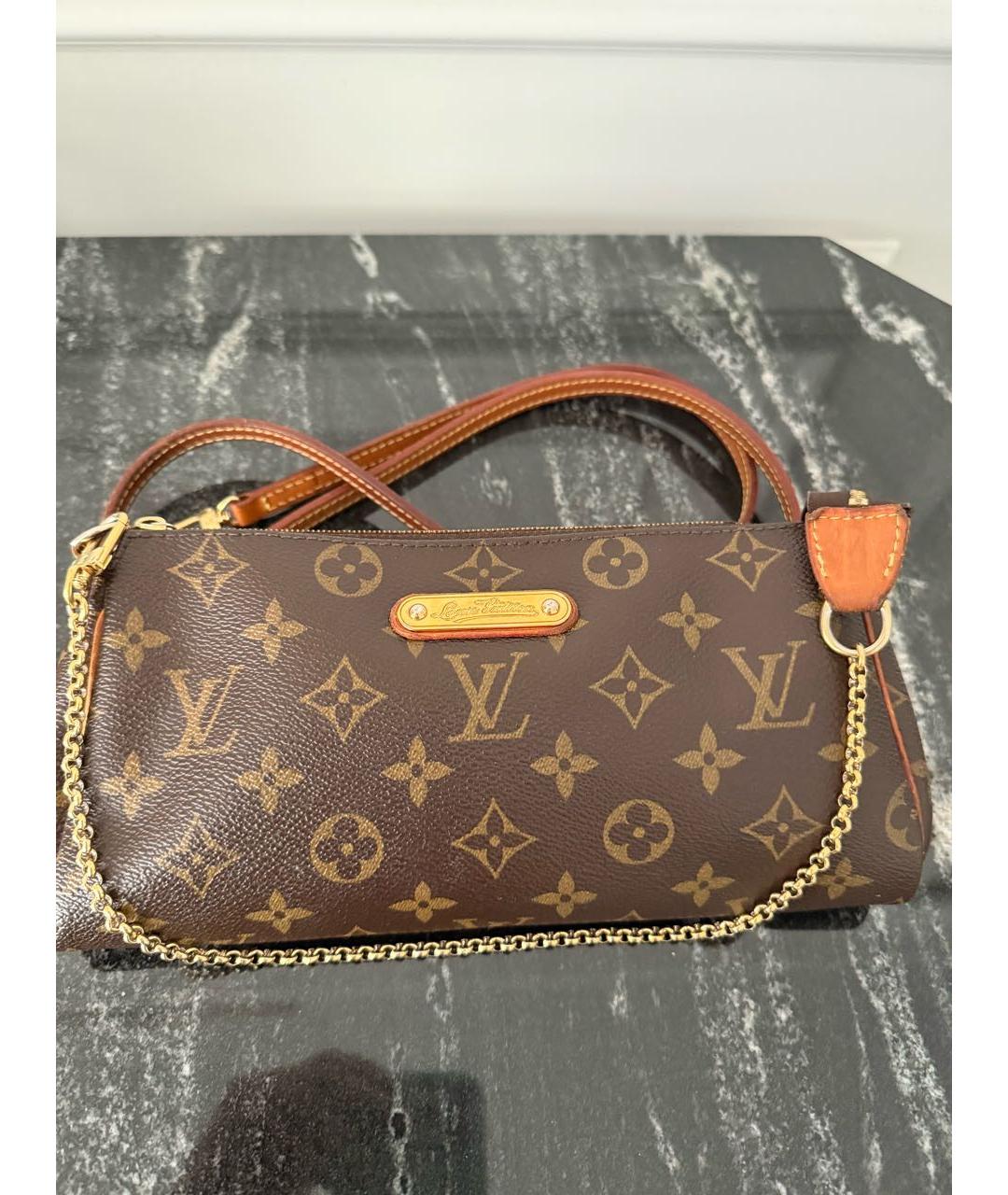 LOUIS VUITTON Коричневая сумка через плечо, фото 7