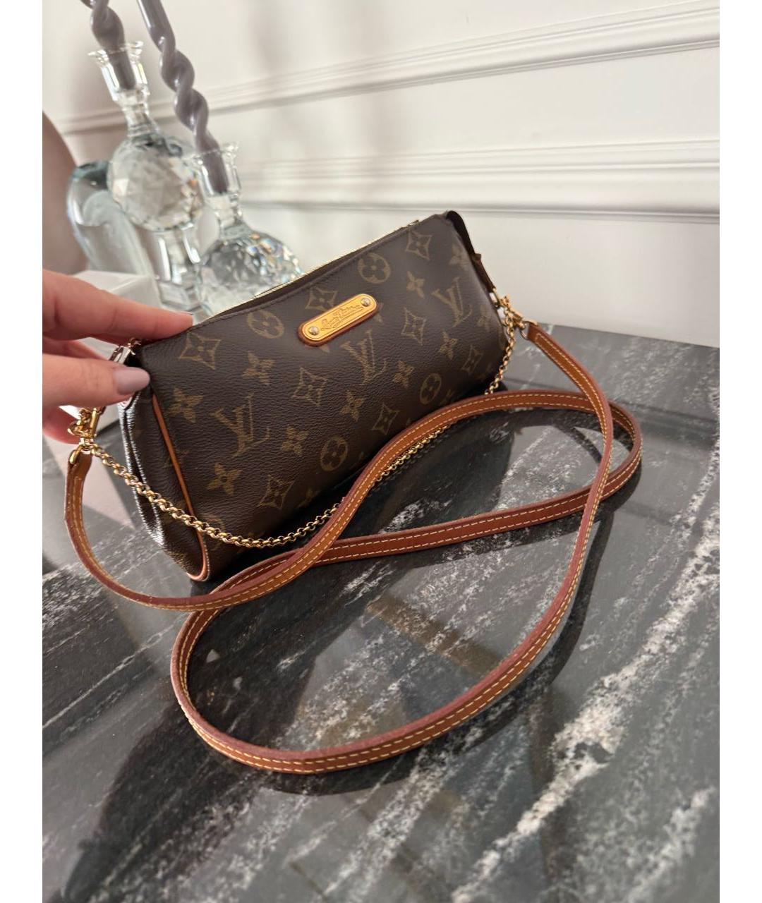 LOUIS VUITTON Коричневая сумка через плечо, фото 3