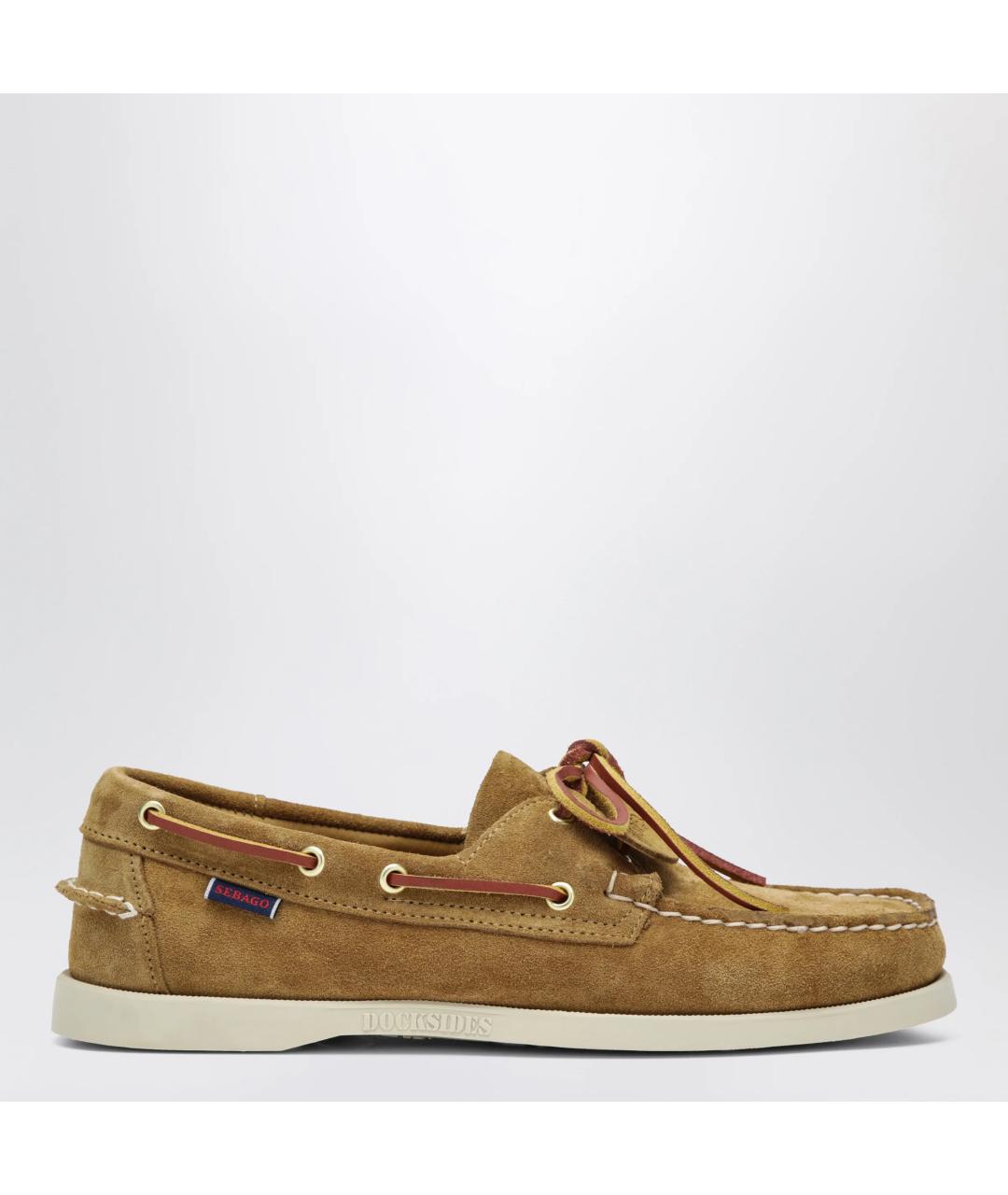 SEBAGO Горчичные замшевые лоферы, фото 3