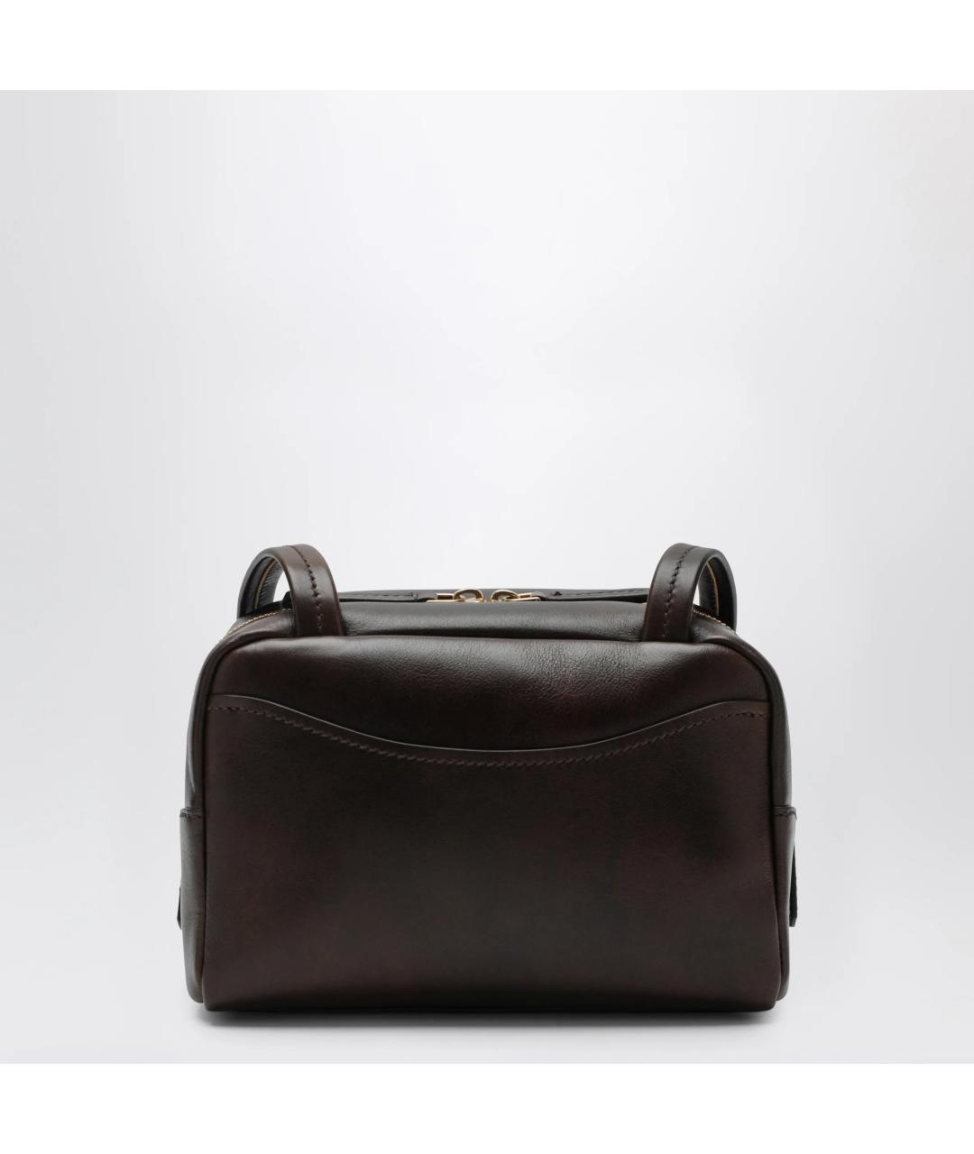 PRADA Коричневая кожаная сумка через плечо, фото 2