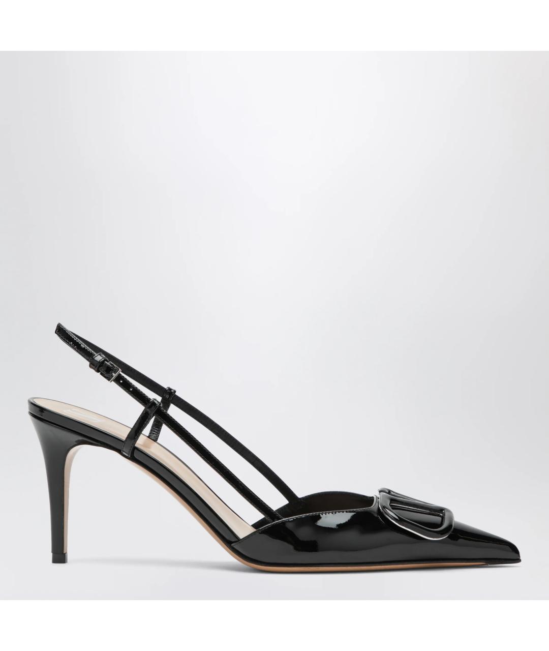 VALENTINO Черные туфли из лакированной кожи, фото 3