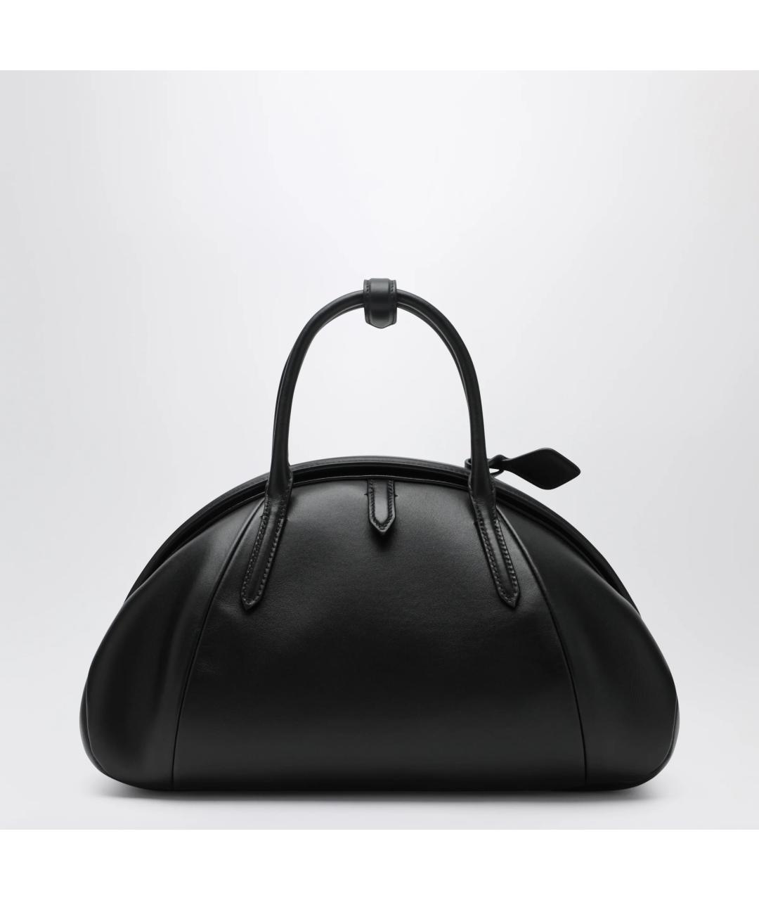 ALAIA Черная кожаная сумка тоут, фото 2