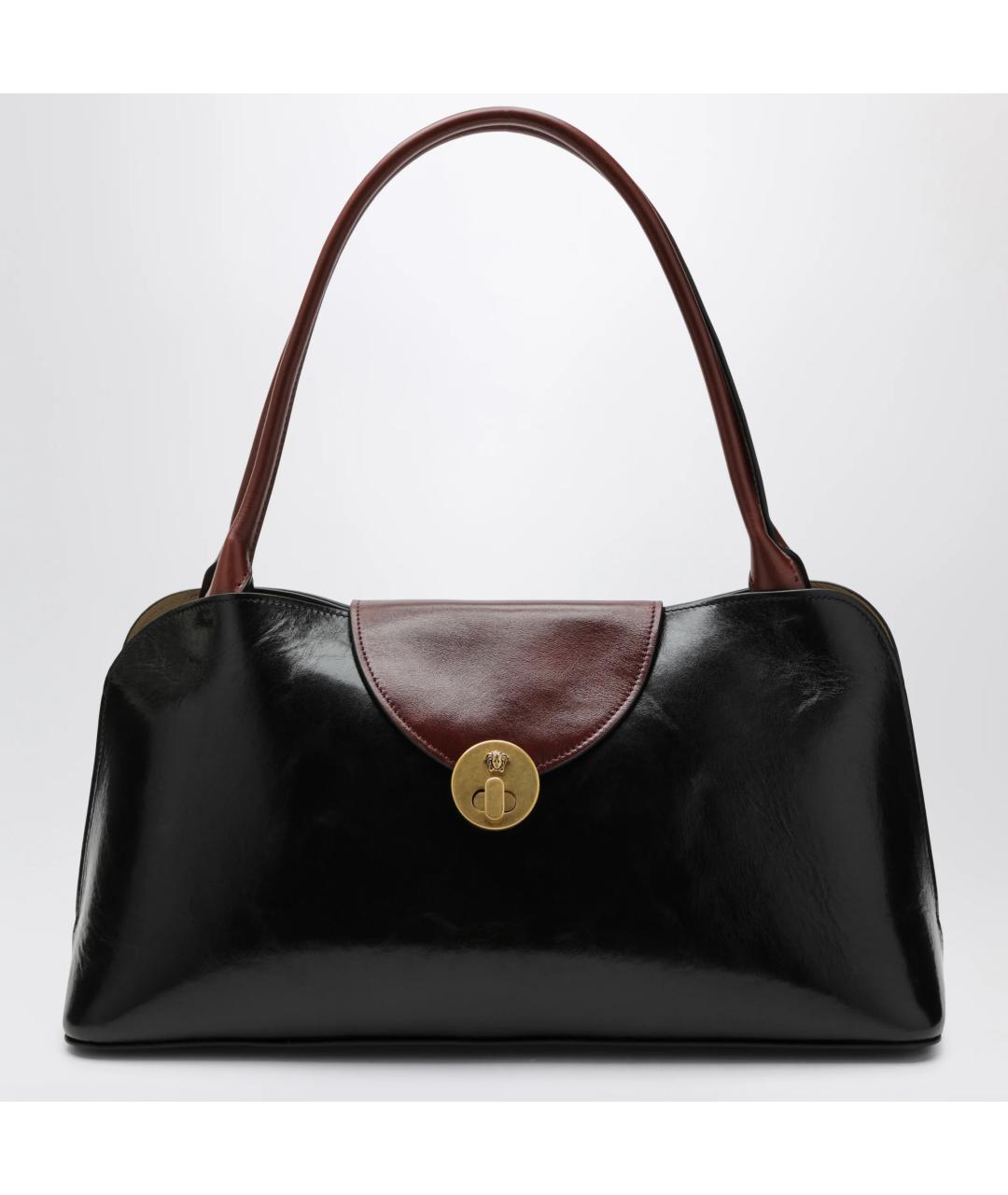 VERSACE Черная кожаная сумка через плечо, фото 3