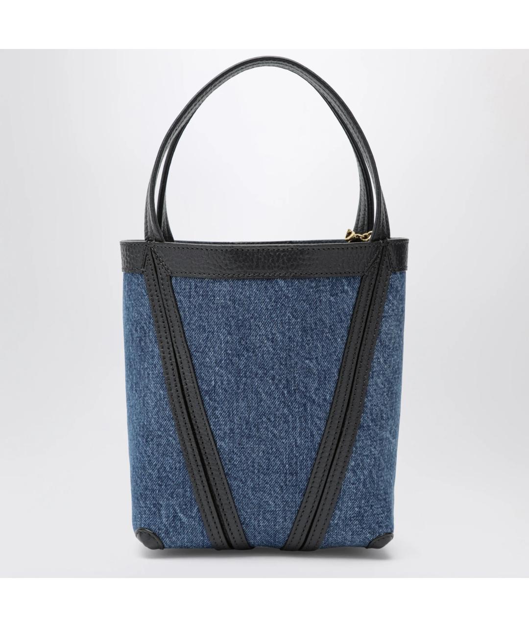 CHLOE Синяя деним сумка тоут, фото 2