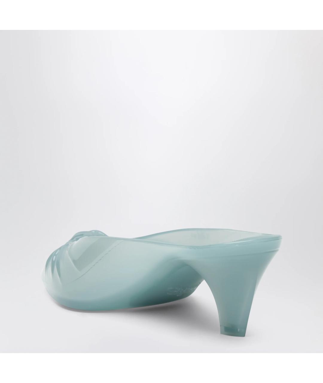 CHLOE Голубые резиновые мюли, фото 2