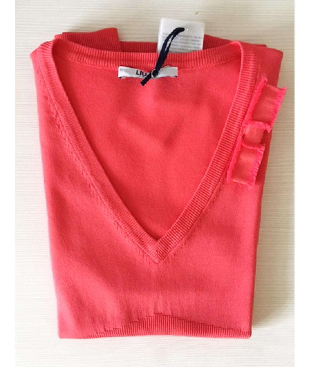 LIU JO Коралловый вискозный джемпер / свитер, фото 3