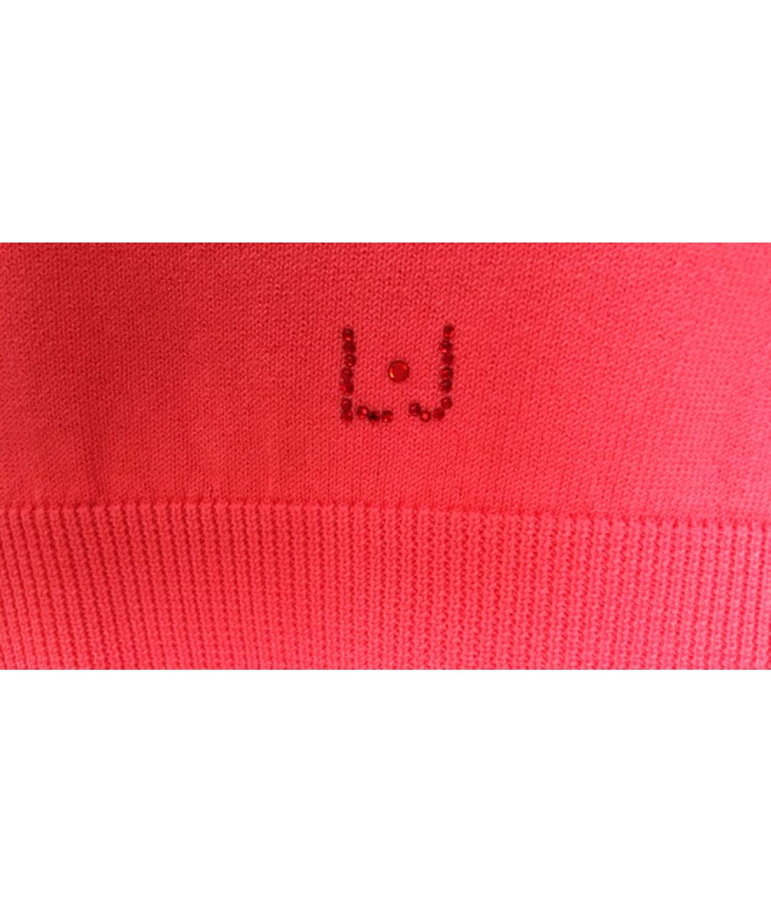 LIU JO Коралловый вискозный джемпер / свитер, фото 7