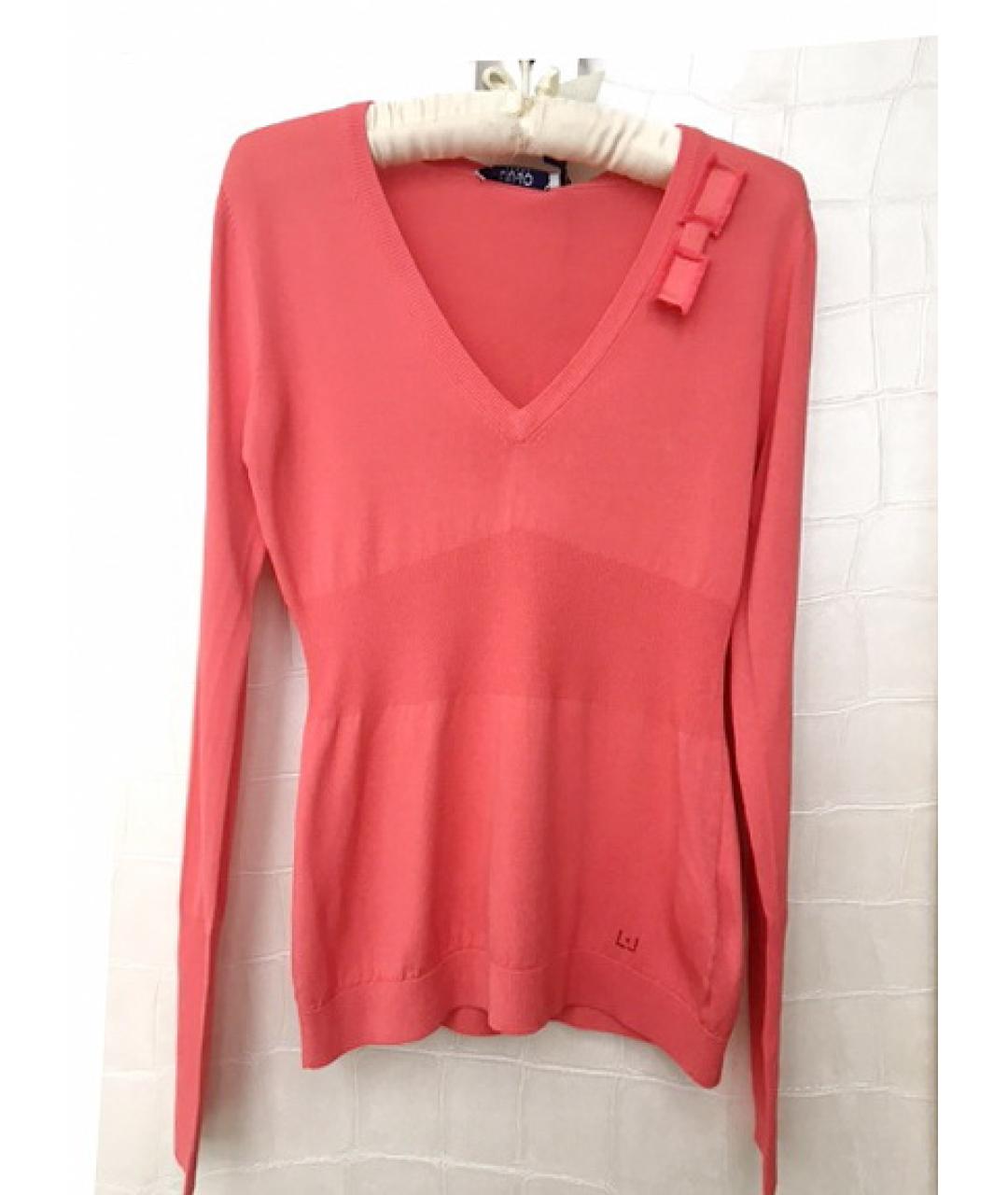 LIU JO Коралловый вискозный джемпер / свитер, фото 4