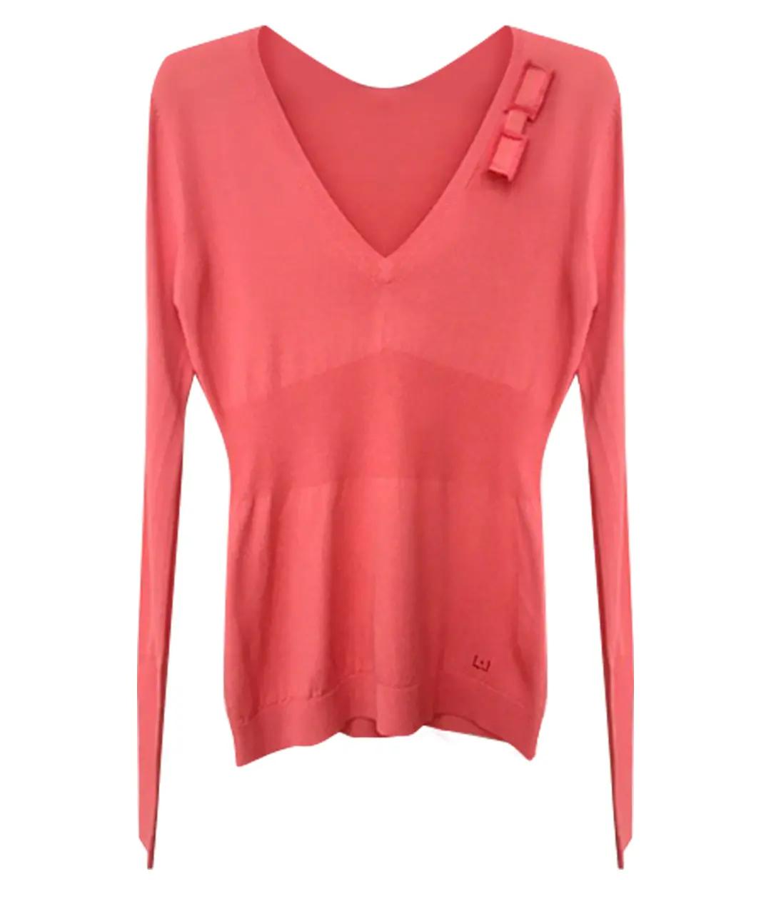 LIU JO Коралловый вискозный джемпер / свитер, фото 1